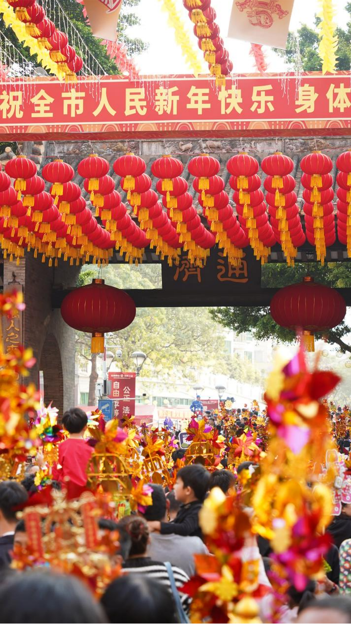 图集直击｜万人空巷闹元宵！还没天黑，通济桥已经开启“人从众”模式！