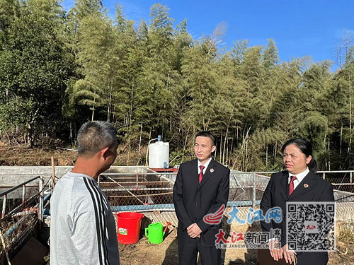 检察官回访村民(图/受访单位提供)