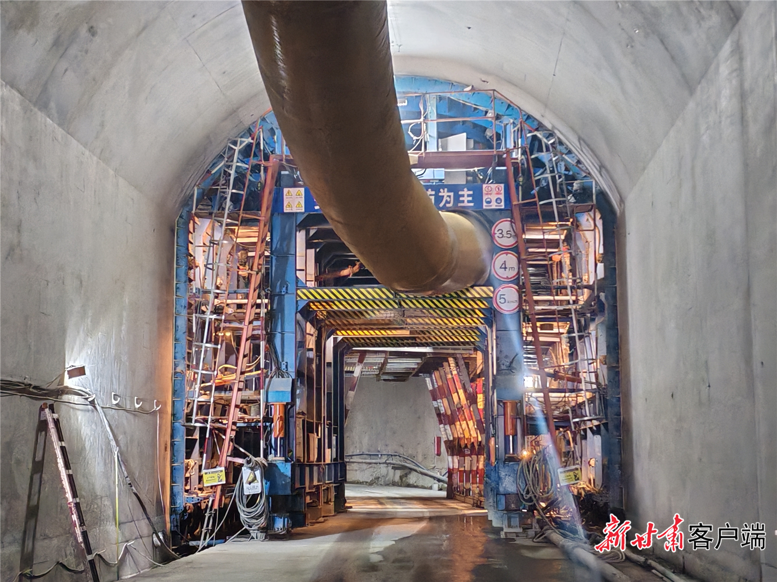 甘肃黄龙抽水蓄能电站项目施工现场