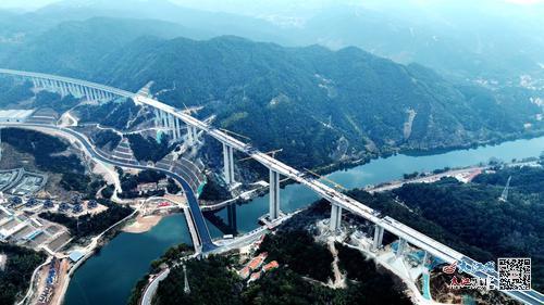 上犹江特大桥全景