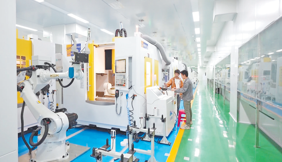 江西中志精密机械有限公司生产车间