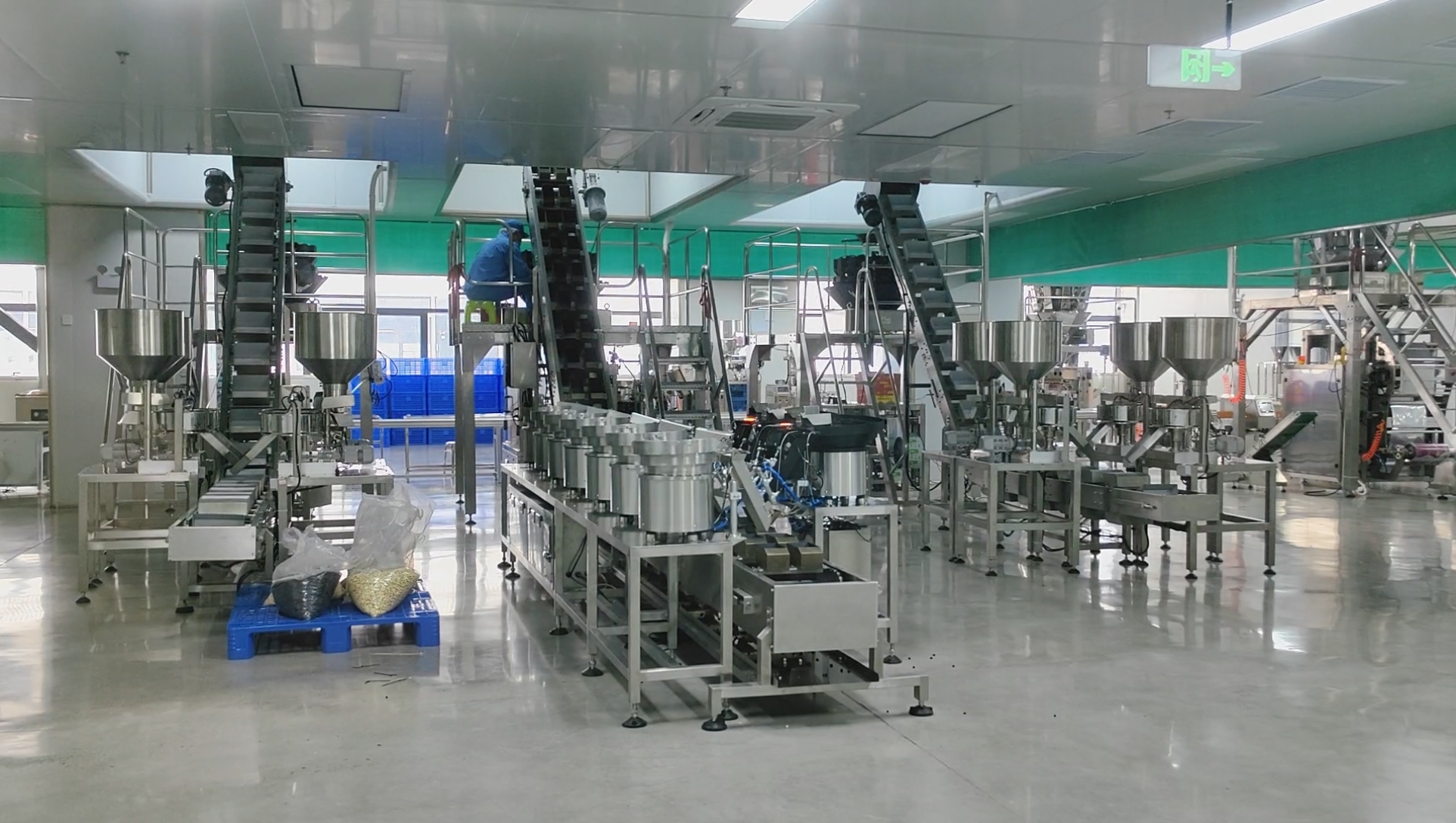 工厂车间内，生产线在繁忙运转。海南日报全媒体记者 陈彬 摄