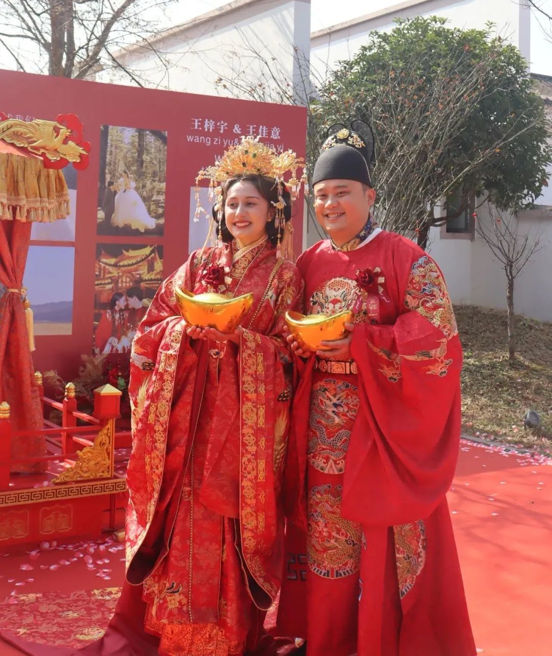 96后宜春小伙中式婚礼迎娶巴西新娘，网友直呼“这才是文化自信的浪漫！”
