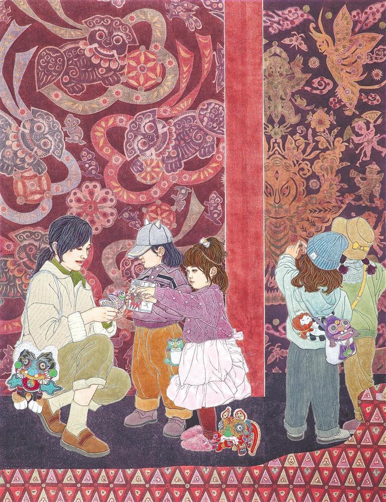 传承　（中国画）　徐丽娜