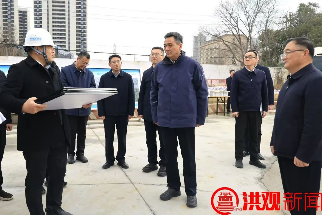 李红军在南昌青云谱区调研重点项目建设情况