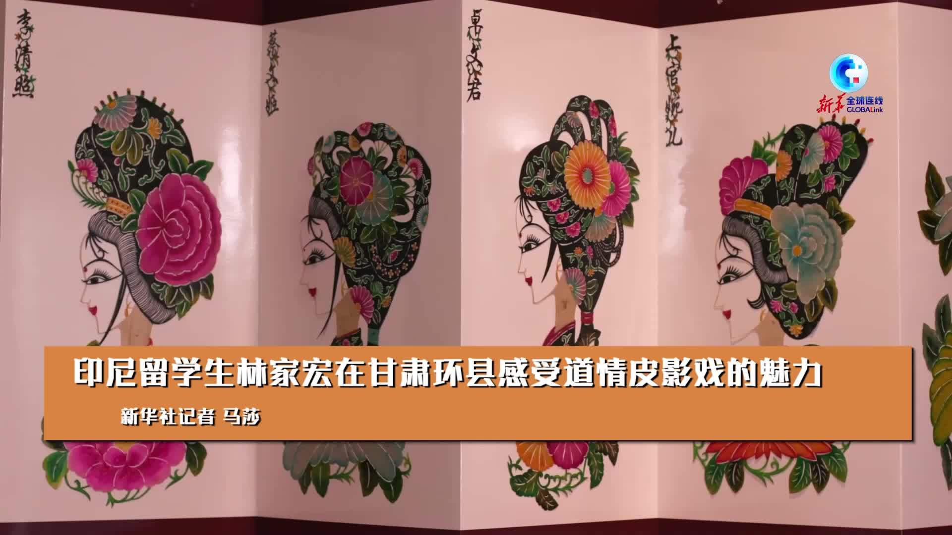 全球连线｜印尼留学生林家宏在甘肃环县感受道情皮影戏的魅力