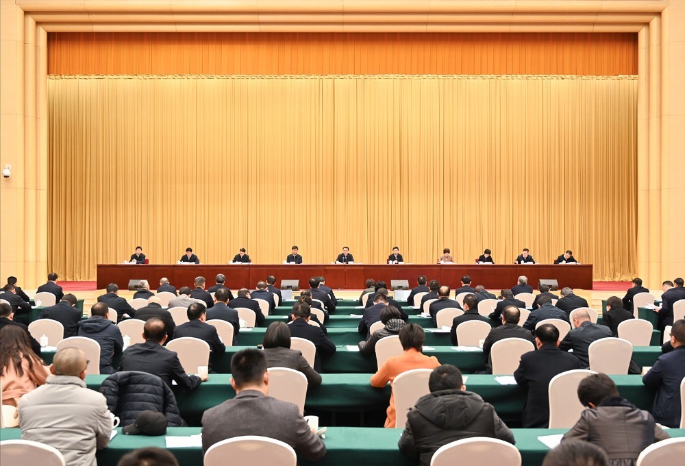 2月17日下午，重庆市中央生态环境保护督察反馈问题整改工作推进会召开。记者 苏思 摄