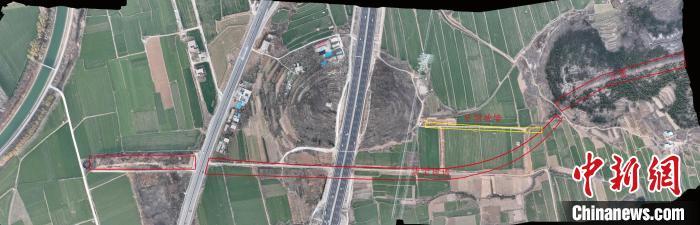 早期城墙和晚期城墙的关系图。山东省文化和旅游厅供图