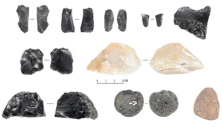 吉林和龙市大洞旧石器时代遗址第一阶段出土的石制品
