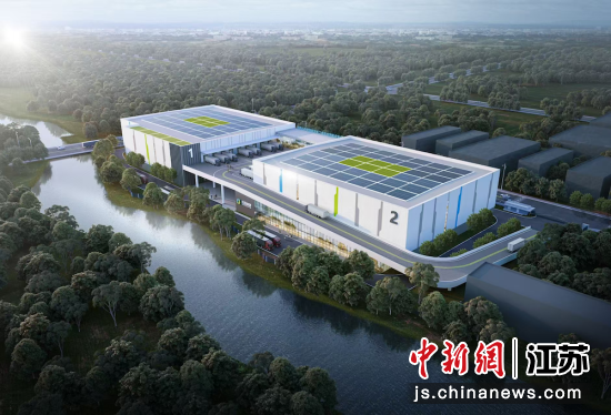 优合集团惠山基地项目效果图。玉祁街道供图