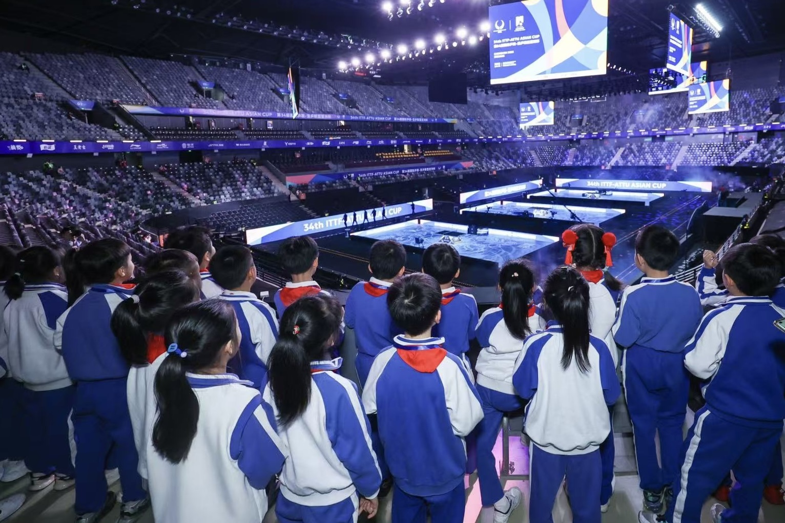 亚洲杯第二课堂:以乒乓为媒,为青少年成长注入体育精神