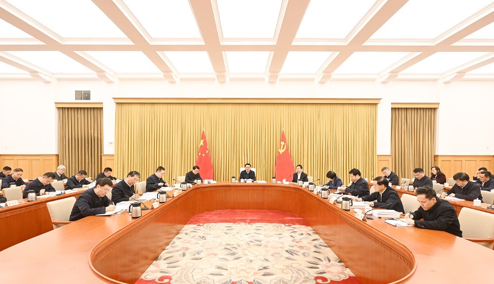 2月18日上午，六届重庆市委审计委员会召开第六次会议。记者 苏思 摄