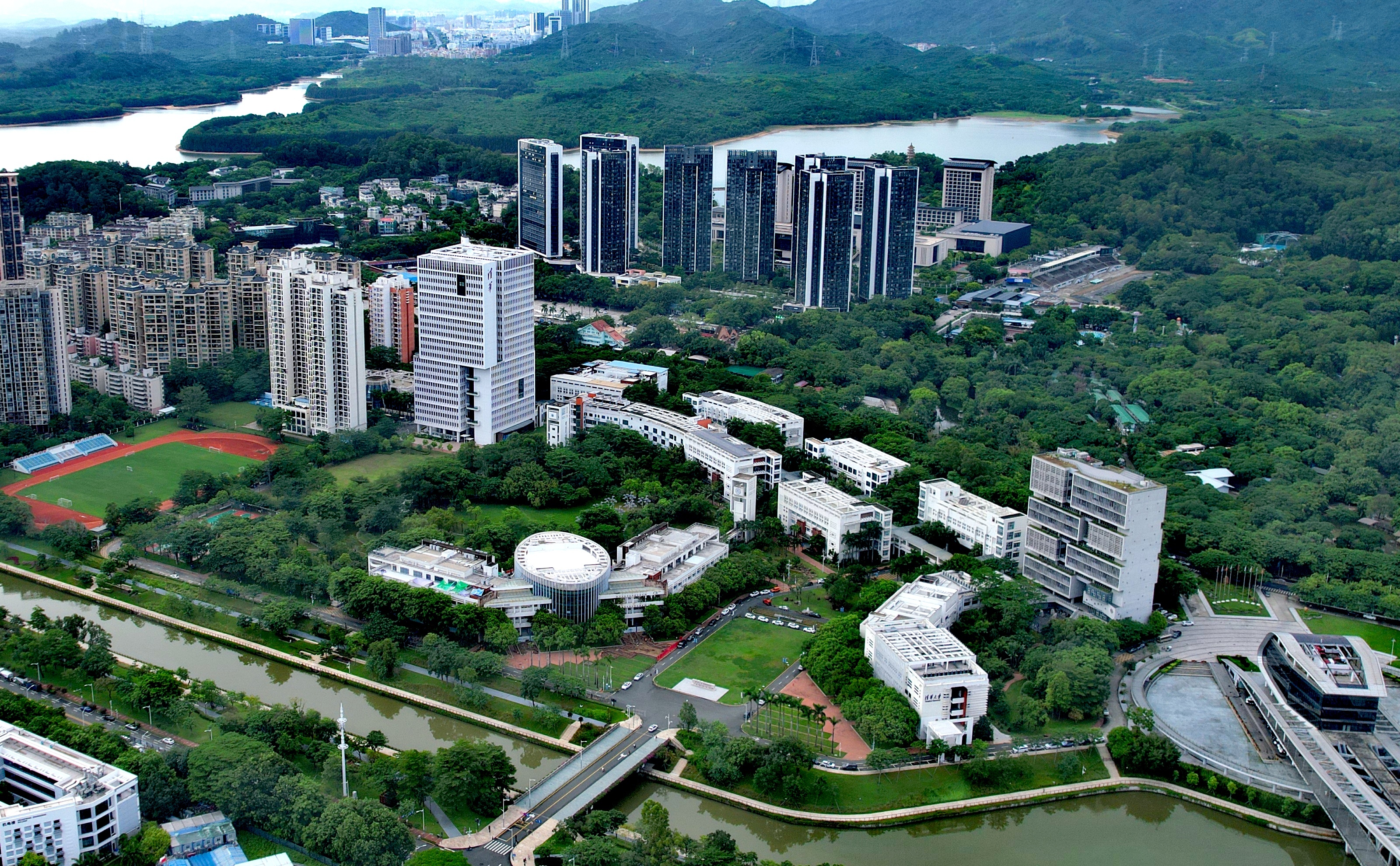 校园实景图（航拍图）