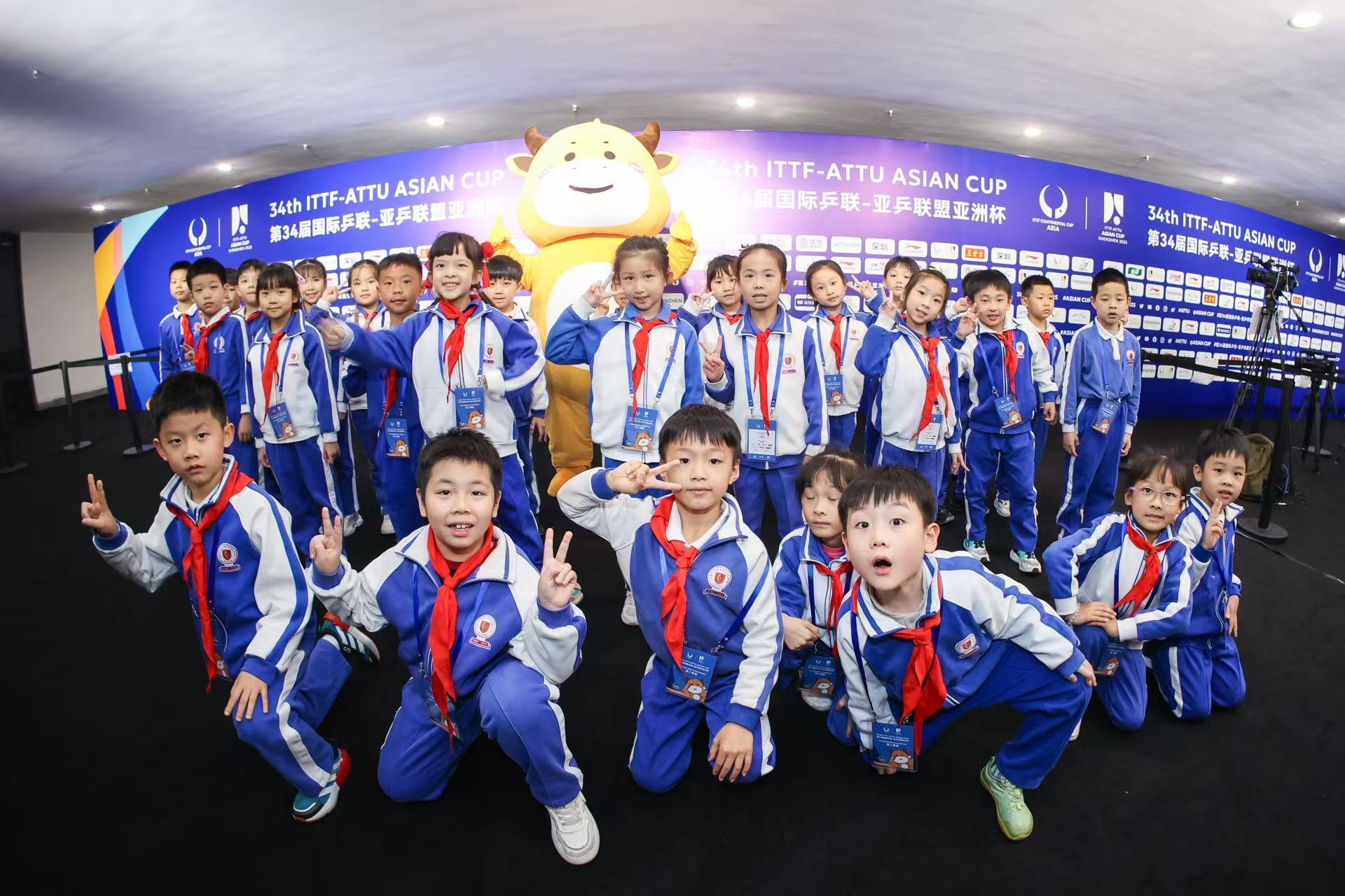 亚洲杯第二课堂:以乒乓为媒,为青少年成长注入体育精神