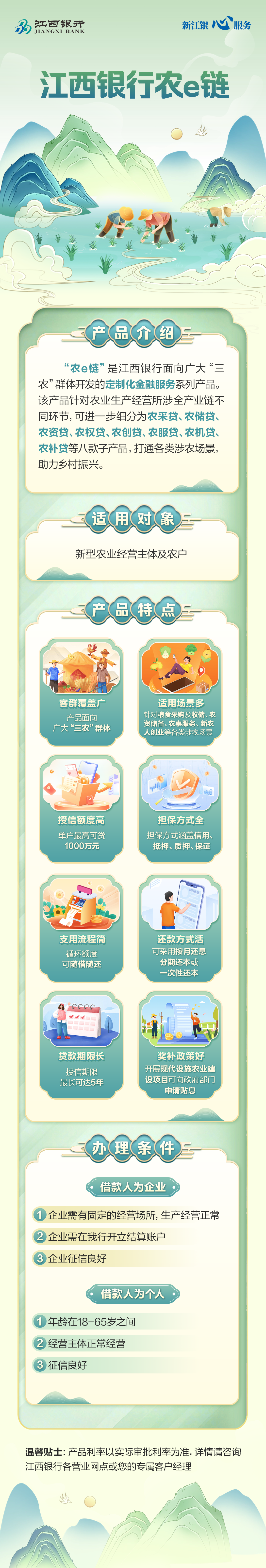 江西银行农e链 八款惠品助振兴