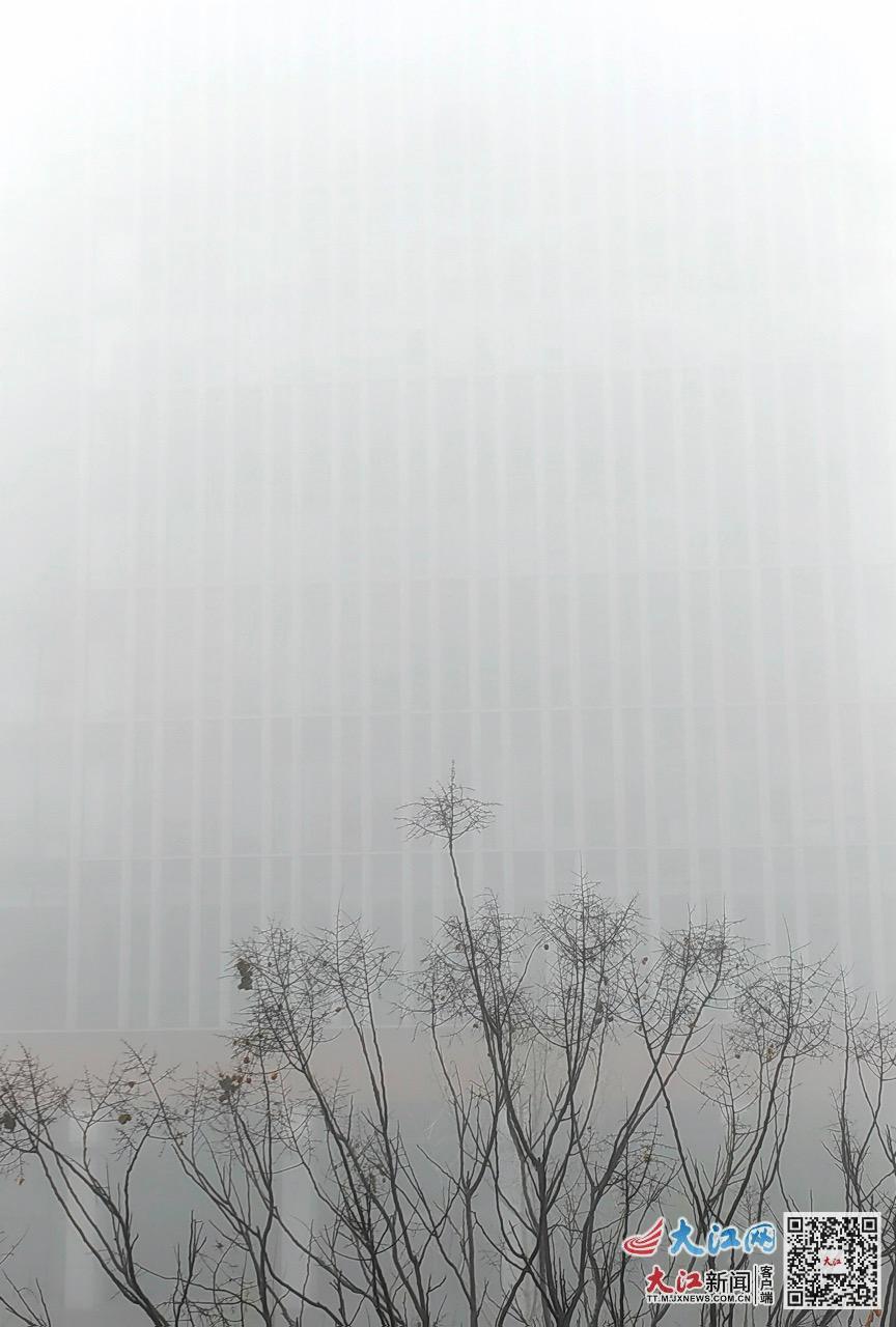 南昌秒变“云端之城”（林朝晖 摄）