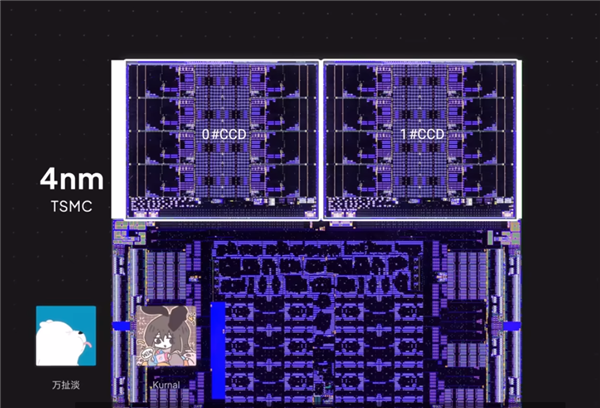 AMD最强U锐龙AI Max+ 395内核照初次揭秘：GPU面积大得恐怖！