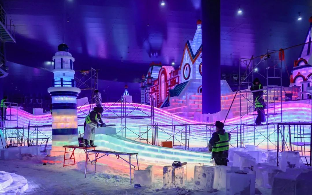 正月初二开建 哈尔滨冰雪大世界梦幻冰雪馆焕新升级中 延续四季精彩凤凰网黑龙江_凤凰网