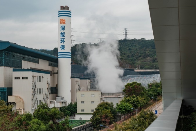 深圳宝安能源生态园景象
