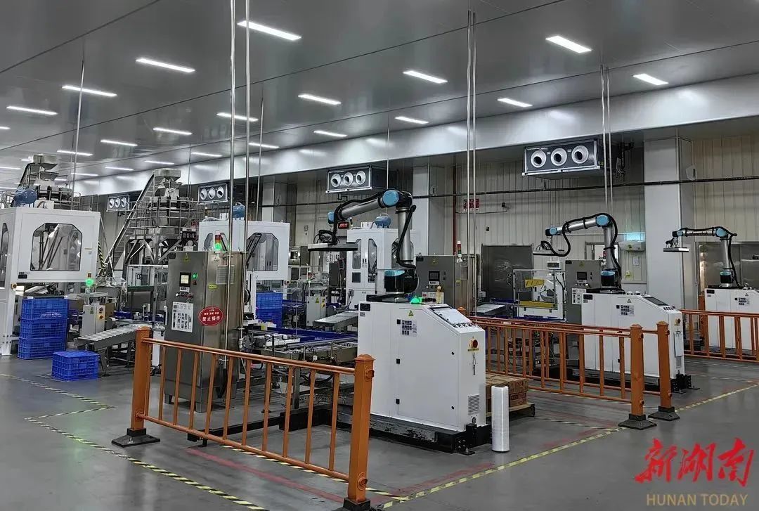 盐津铺子的智能生产车间。