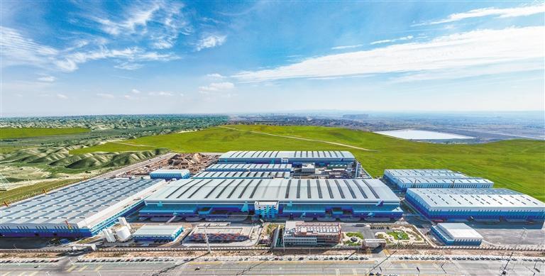 宝武碳业负极板块生产基地兰州宝航新能源材料有限公司 王帆 摄