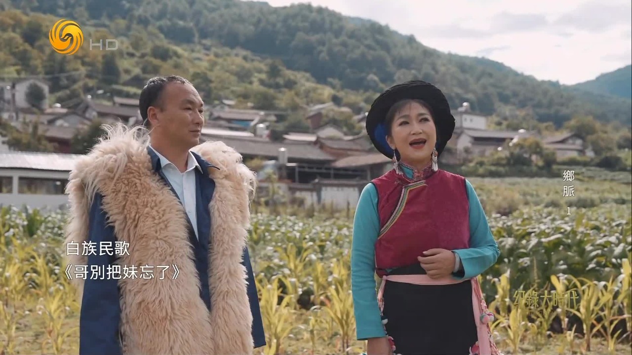 白族歌手在家乡感受到浓浓的亲情和友情，这份情也许就是民歌的灵魂所在