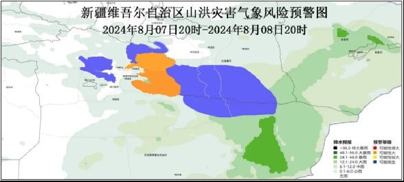 新疆维吾尔自治区山洪灾害气象风险预警