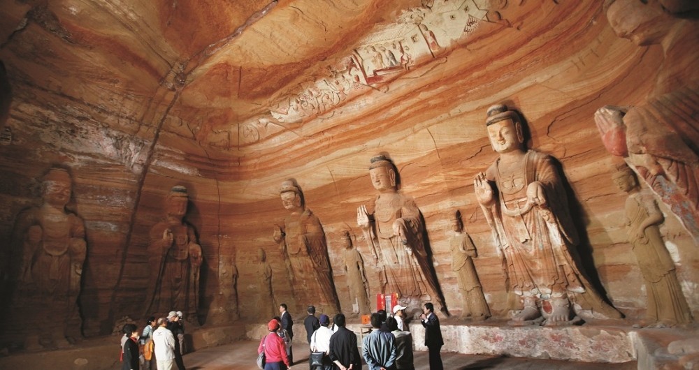 南石窟寺(泾川县融媒体中心 供图)