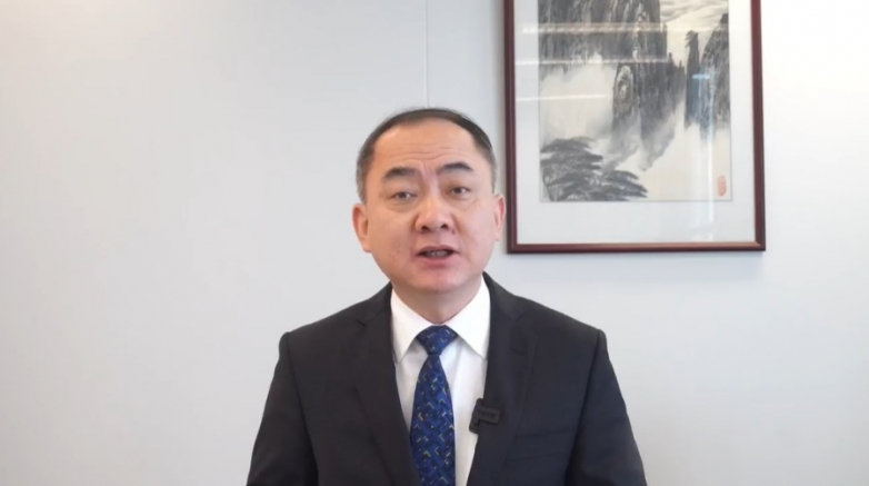 圖三、嶺大副校長(研究及創新)姚新教授致辭。