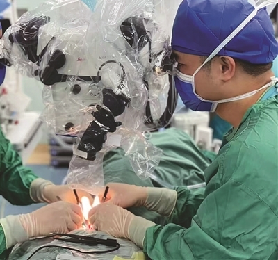 患者在接受手术