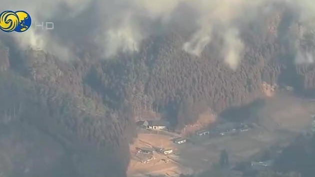 日本岩手县山火蔓延，面积超1200公顷