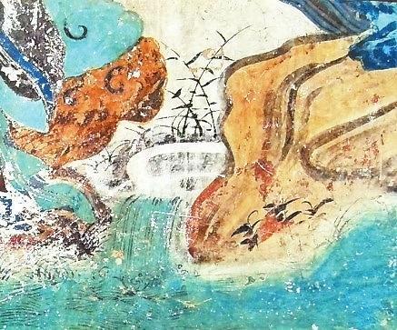 山间流水　榆林窟第2窟　西夏