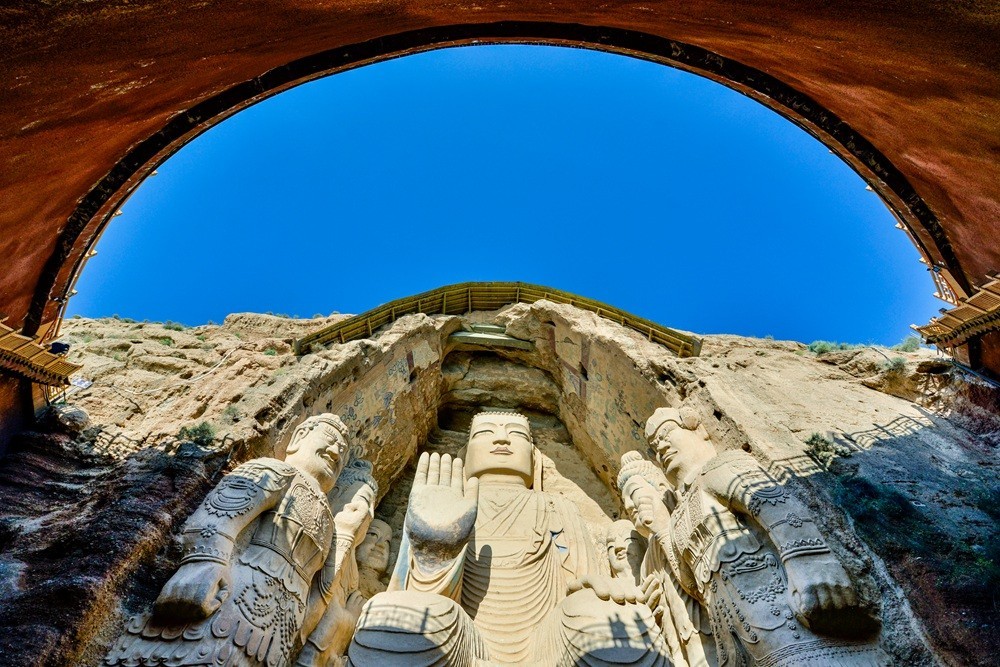 天梯山石窟(凉州区融媒体中心 供图)