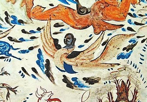 千秋长命鸟　莫高窟第249窟　西魏