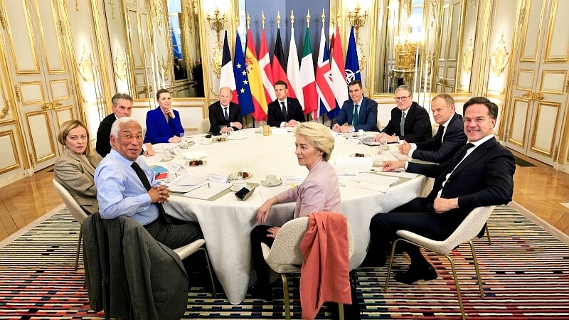 欧洲观察｜欧洲内部对派兵乌克兰态度不一 法英加紧制定维和计划