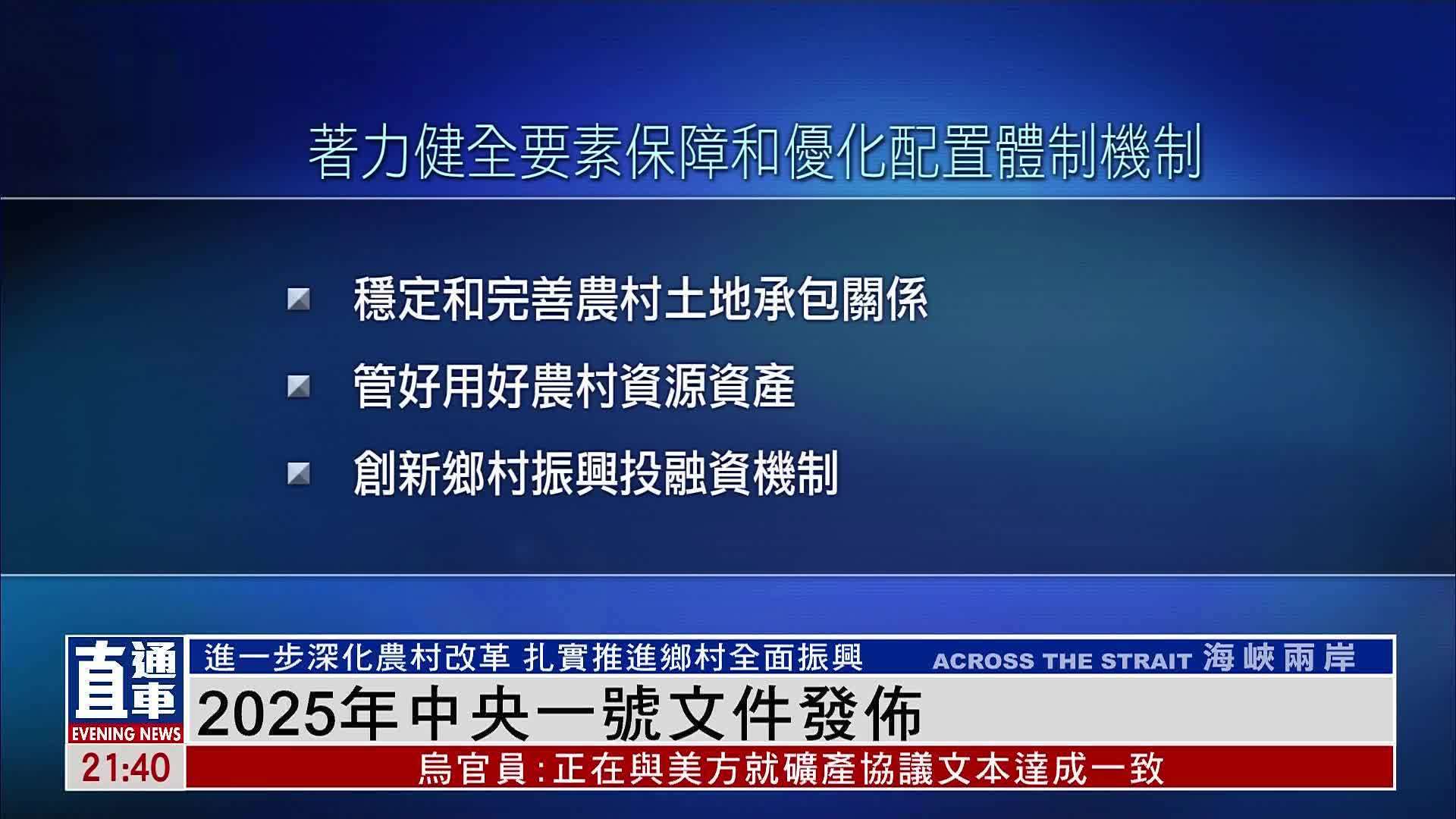 2025年中央一号文件发布