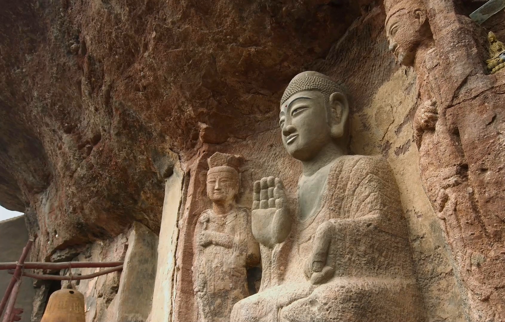 云崖寺石窟(庄浪县融媒体中心 李鼎 摄)