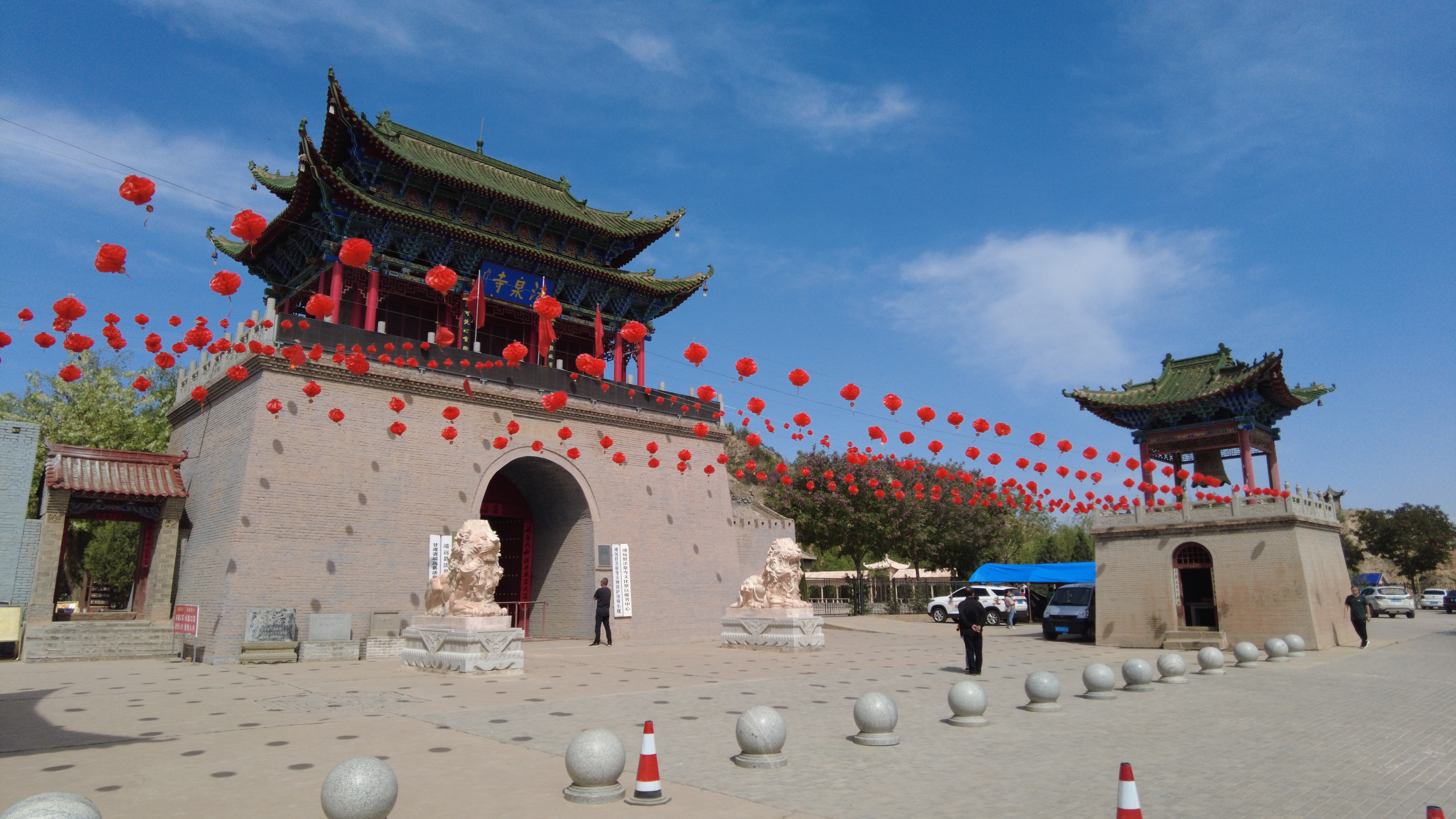 法泉寺外景(靖远县融媒体中心 供图)