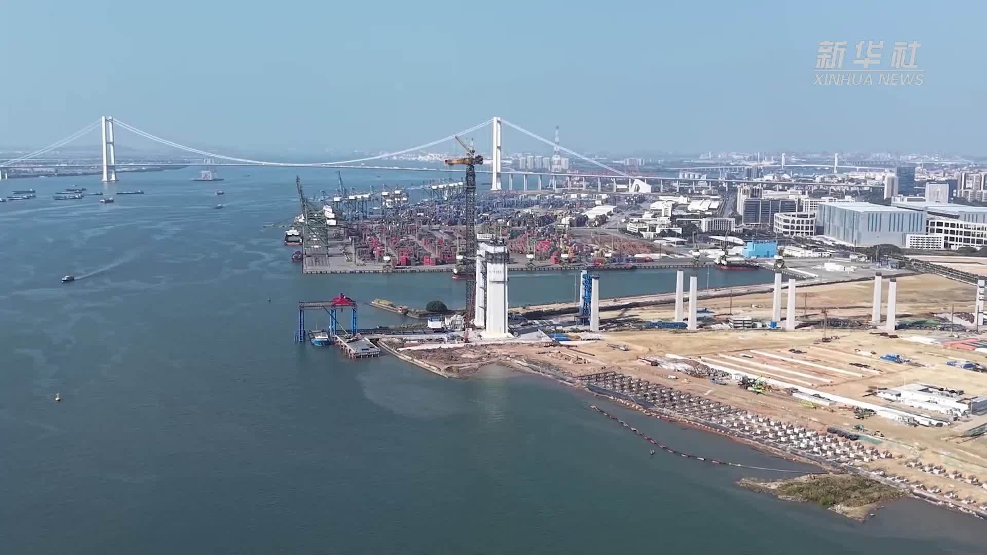广东：狮子洋通道项目建设有序推进