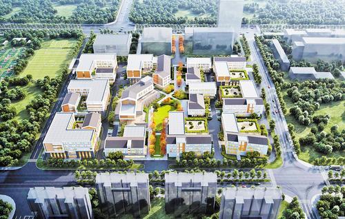 位于石家庄高新区的昌泰电科谷效果图。昌泰集团供图