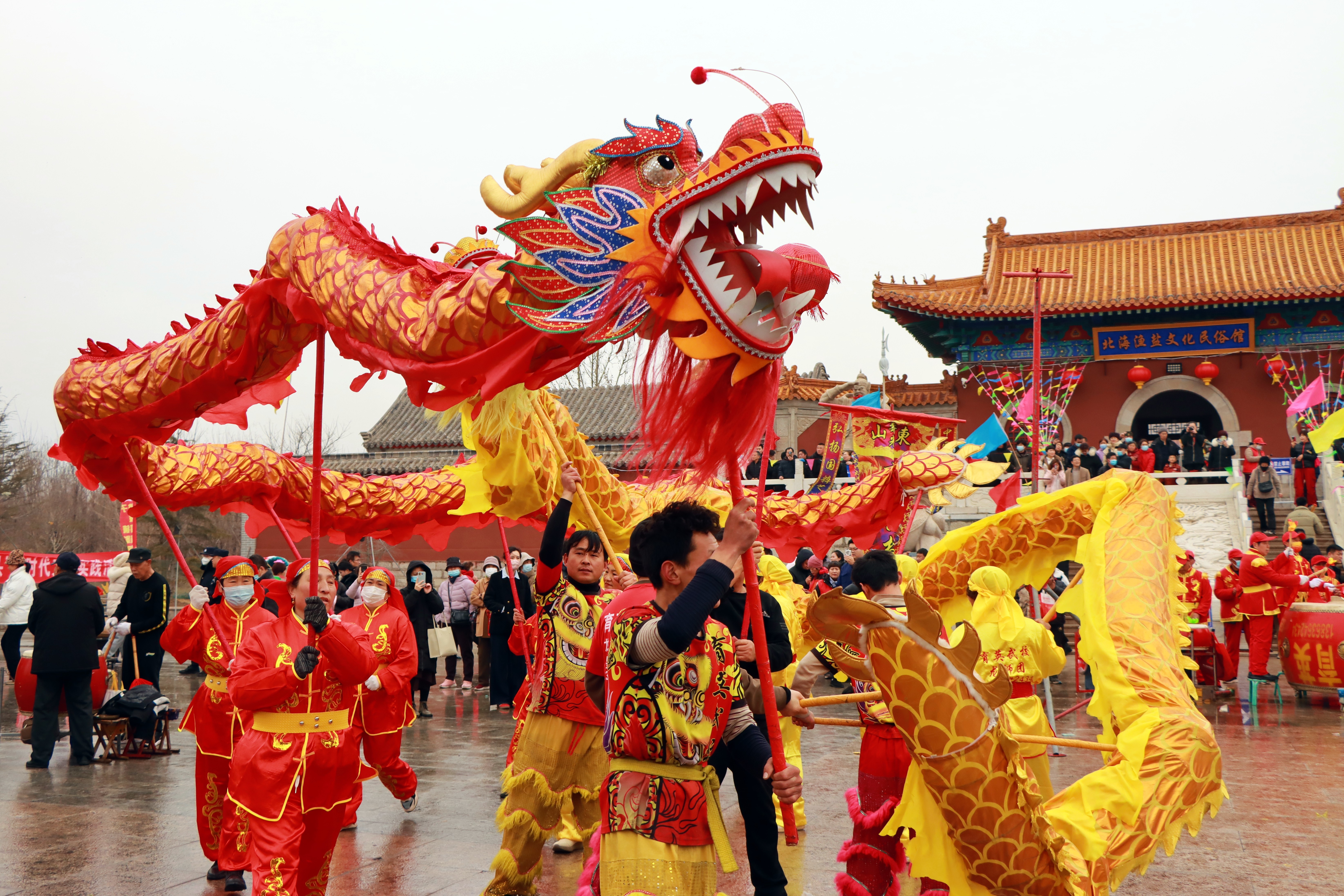 省级非遗“盐神祭祀习俗”成亮点 第十七届渔盐文化节暨二月二龙抬头节开幕