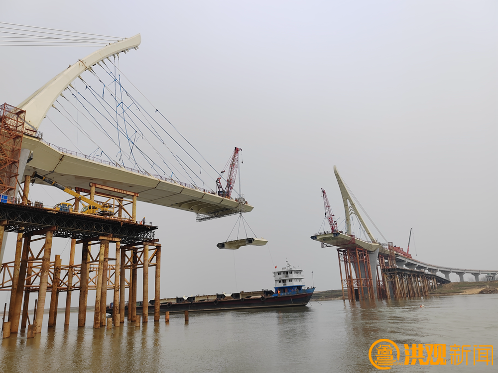 力争4月底具备通车条件!南昌铁河大桥建设又有新进展