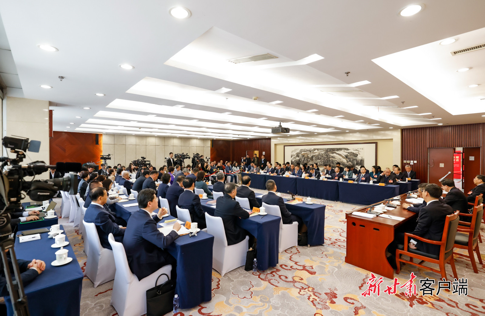 3月7日上午，甘肃代表团举行开放团组活动。新甘肃&middot;甘肃日报记者　孟捷