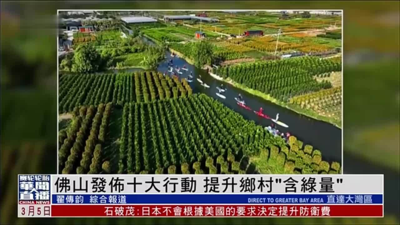 直达大湾区｜佛山发布十大行动 提升乡村“含绿量”