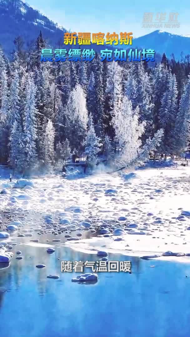 新疆喀纳斯：晨雾缥缈 宛如仙境