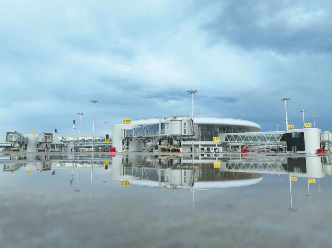 T3航站楼全自动驾驶登机桥　摄影/王生朝