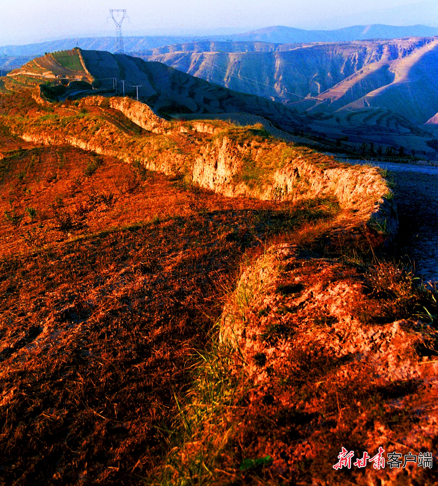 △临洮境内的战国秦长城遗址