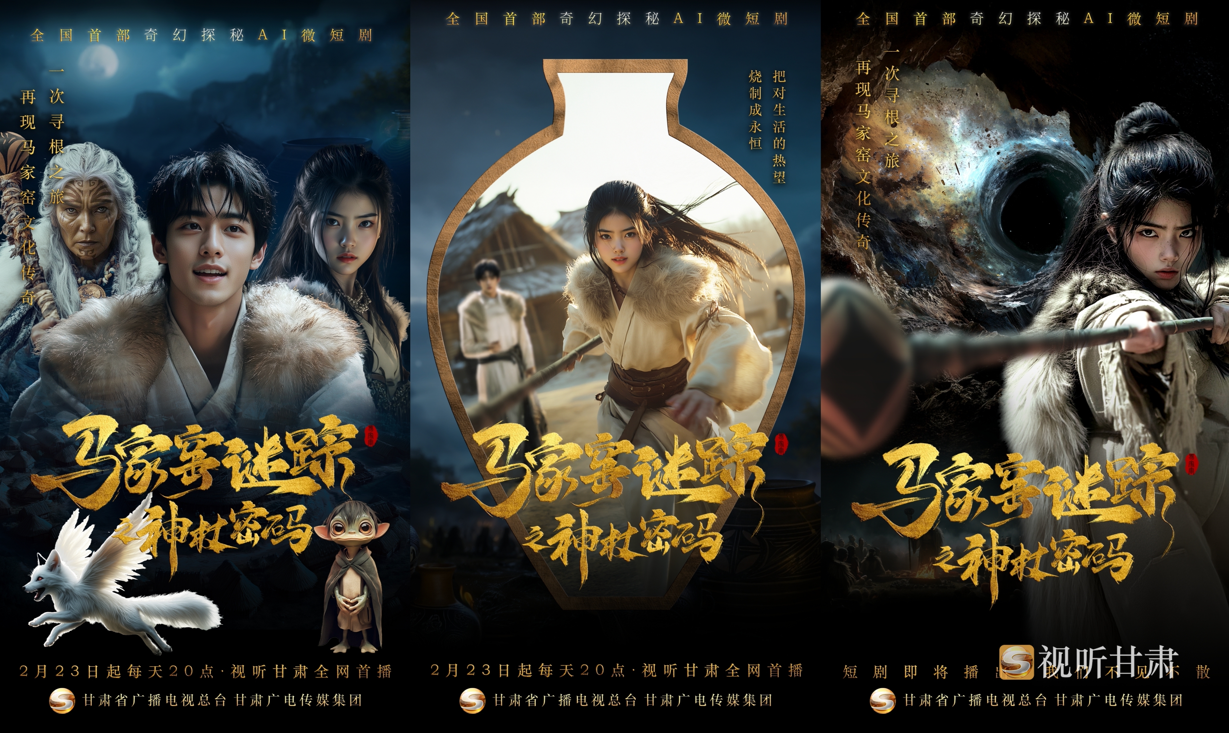 《马家窑谜踪之神杖密码》： AI重构史前文明的生命叩问