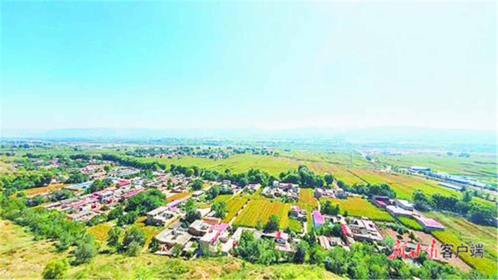 △马家窑遗址鸟瞰图 资料图