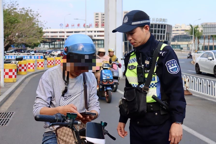 整治现场。交警供图